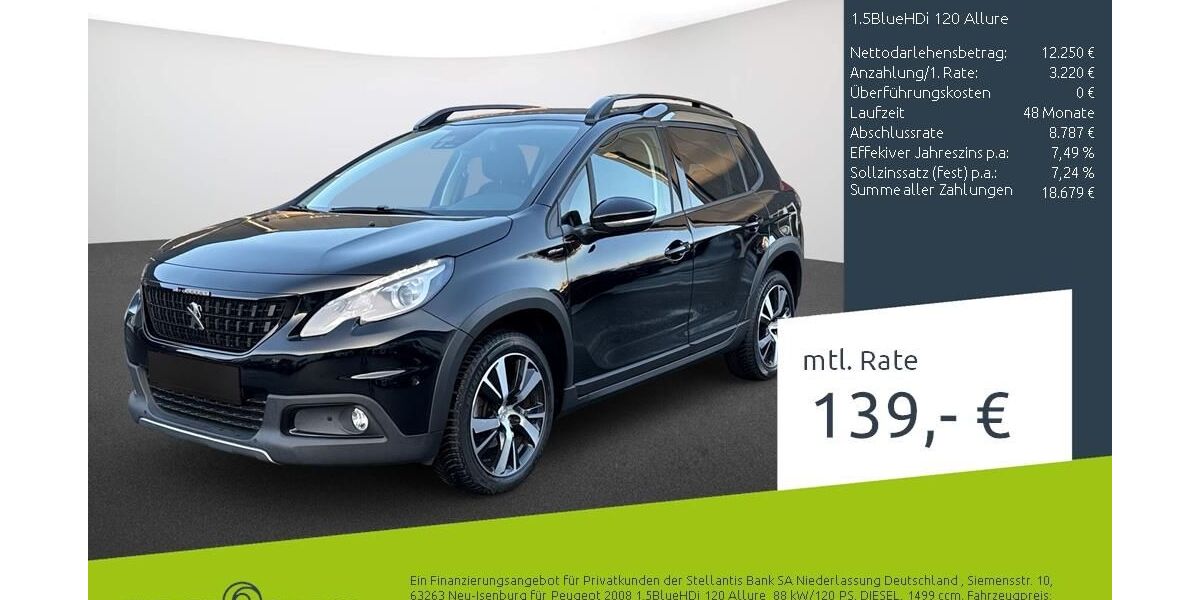 Peugeot 2008 63.484 km 14.430 &euro; Bocholt 46395
