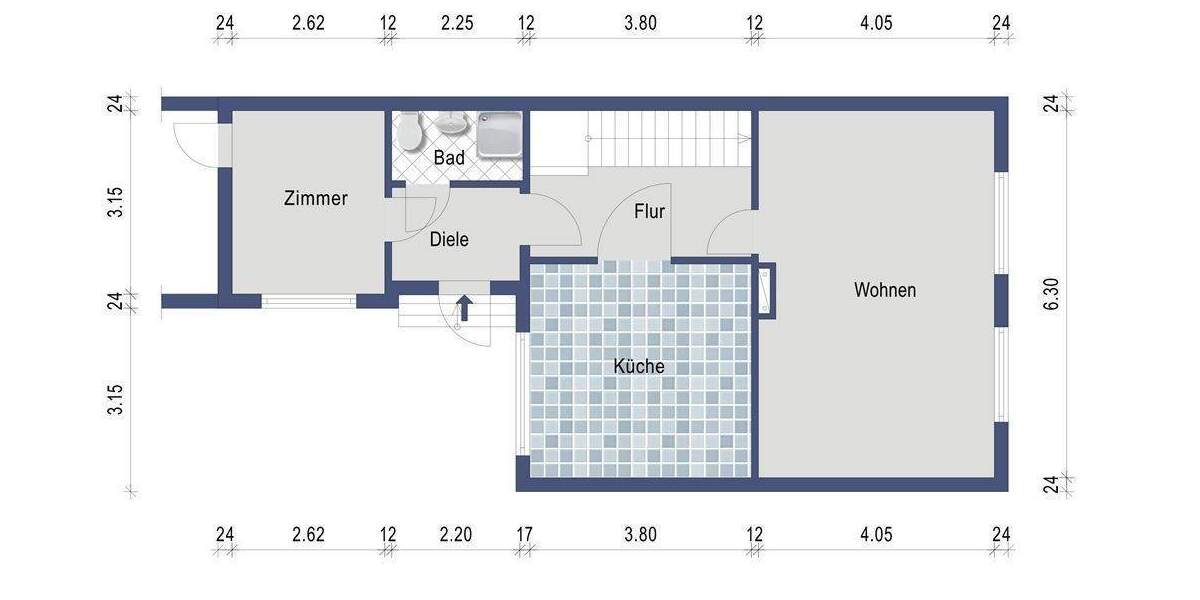 Doppelhaushälfte Gräfenhainichen - 5 Zimmer, 95 m&sup2;, 89.500&euro; | Angebot:25661439