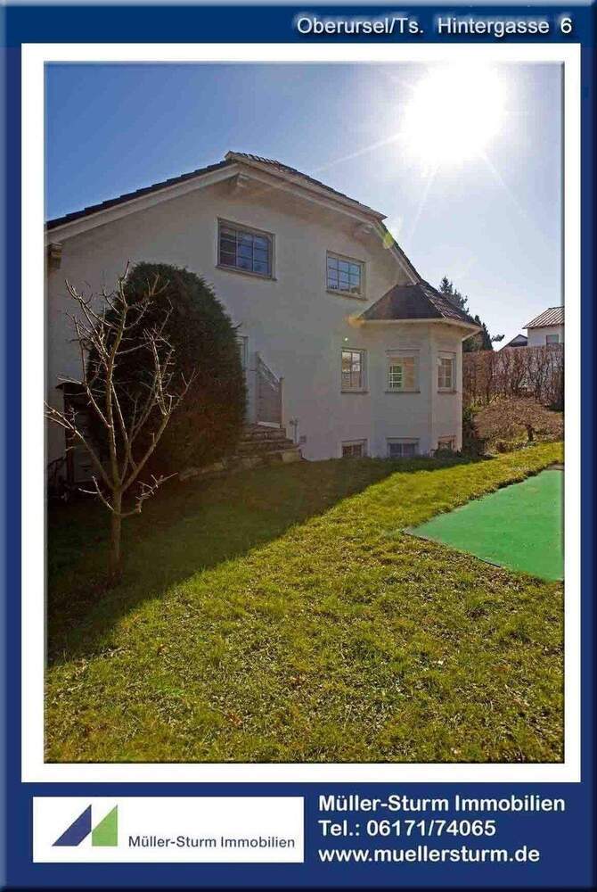 OBERURSELTs. Große EG-Wohnung mit riesigem Garten (Im 2-FH!!)