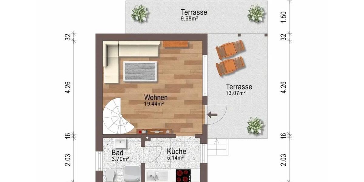 Bungalow Plau am See - 3 Zimmer, 42 m&sup2;, 190.000&euro; | Angebot:27120962