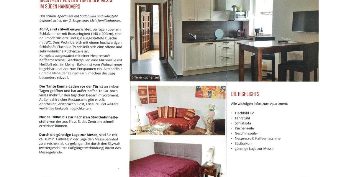 Apartment in atraktiver Lage 2 zimmer