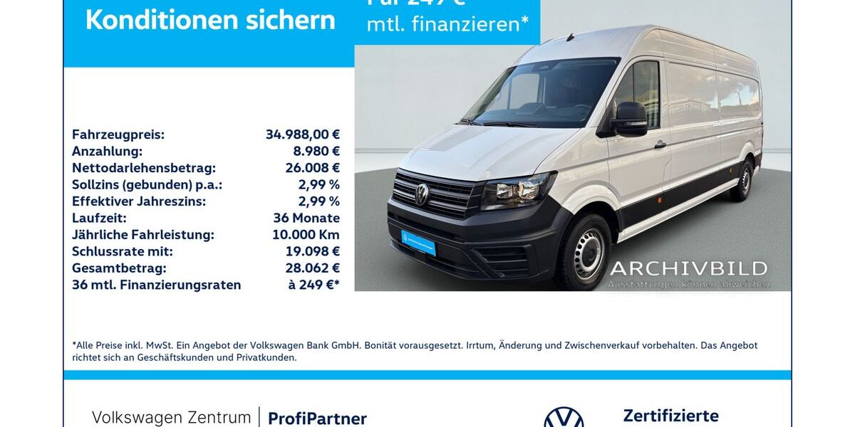 VW Crafter 16.638 km 34.988 &euro; Leverkusen 51379