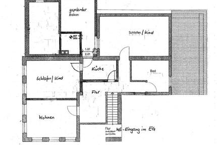 Helle 3 Zimmer Wohnung Kottmarsdorf zimmer