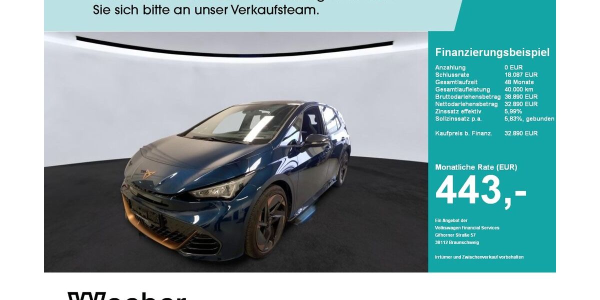 Cupra Born 16.208 km 32.890 &euro; Herrenberg 71083