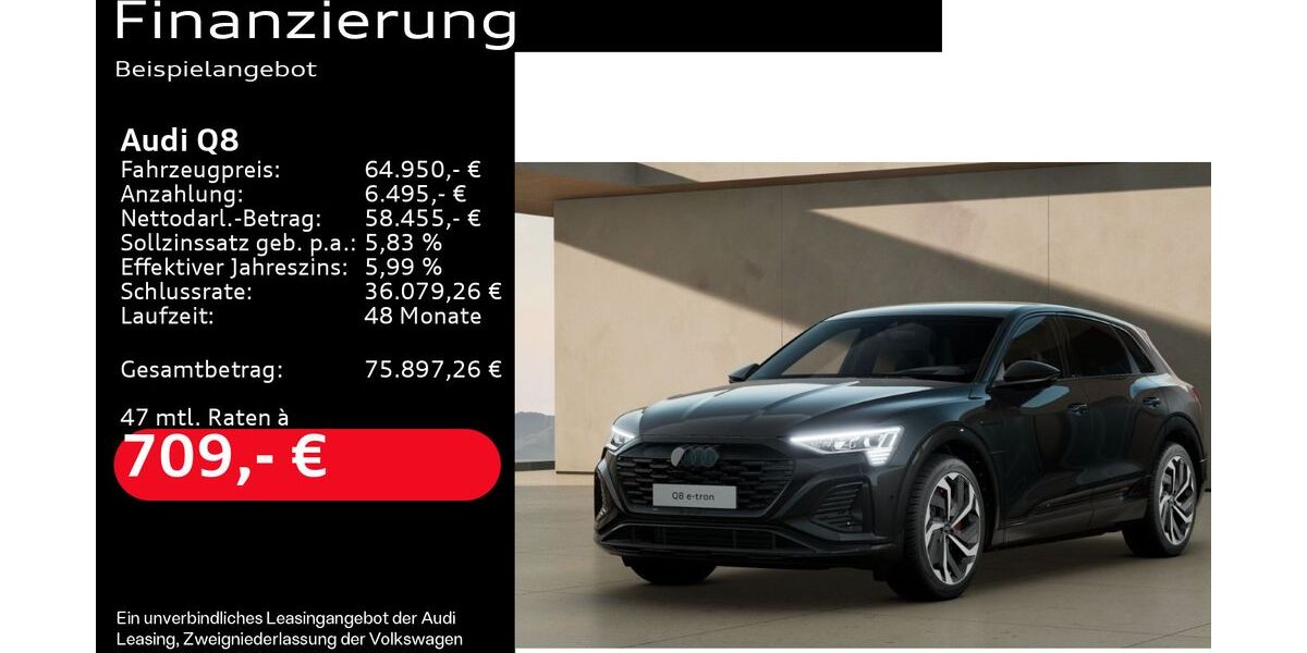 Audi Q8 e-tron 11.000 km 64.950 &euro; Bad Hersfeld 36251