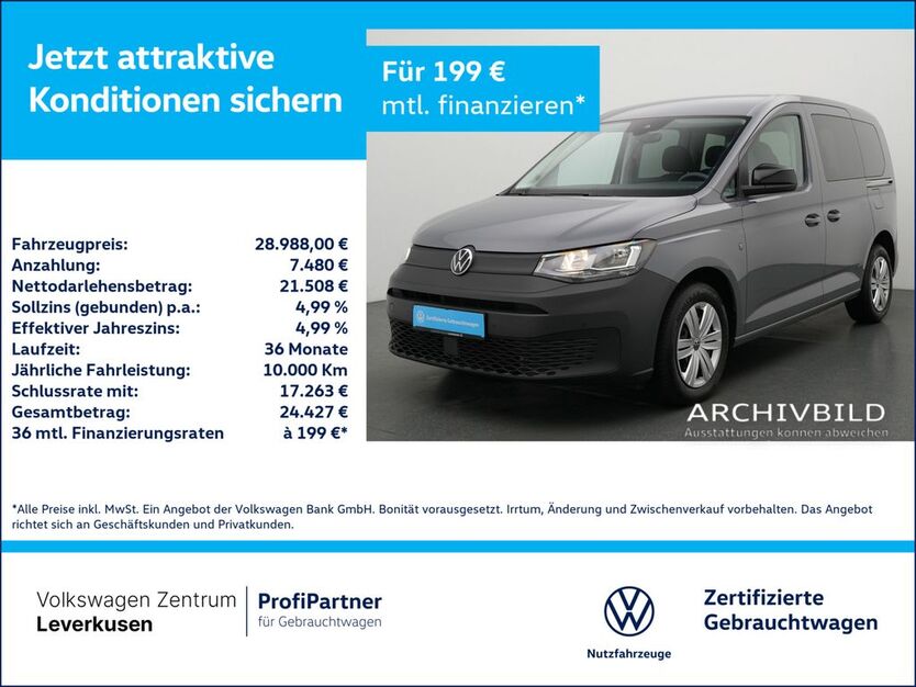 VW Caddy 2.648 km 28.988 € Leverkusen 51379