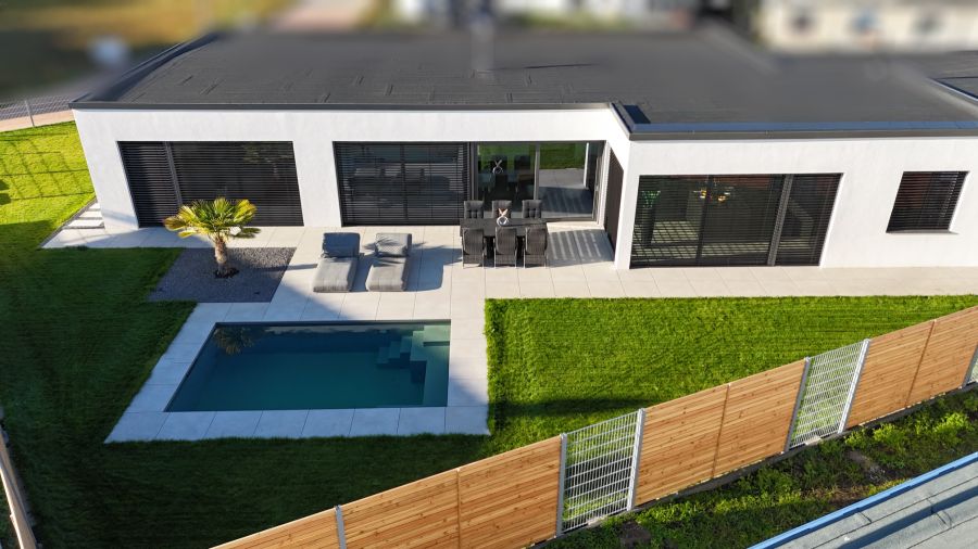 Provisionsfrei* Exklusiver Architektenbungalow mit Pool Bungalow Haus - Bungalow Winsen | Angebot:27141704
