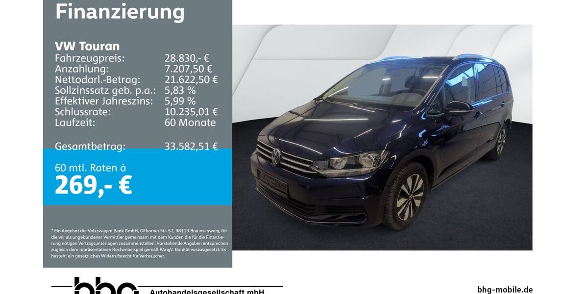 VW Touran 24.662 km 28.830 &euro; Bühl 77815