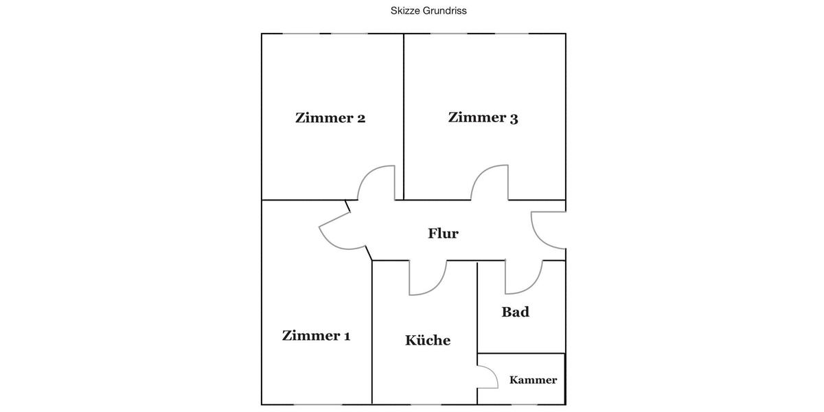 Etagenwohnung Wittenberg Lutherstadt - 3 Zimmer, 80 m&sup2;, 580&euro; | Angebot:25979850