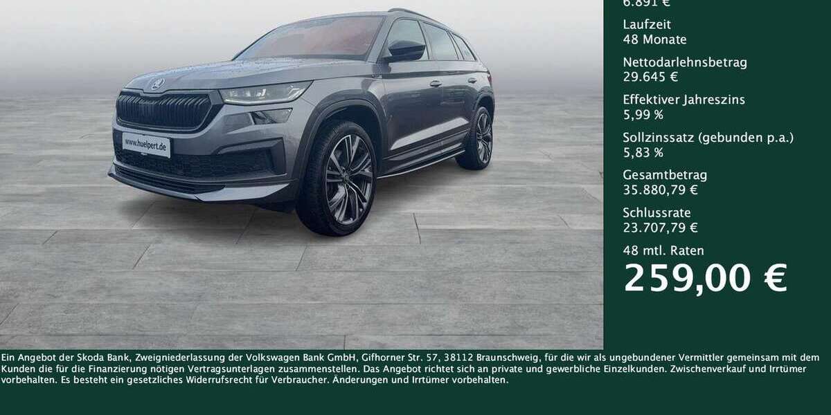 Skoda Kodiaq 67.170 km 36.536 € Dortmund 44309