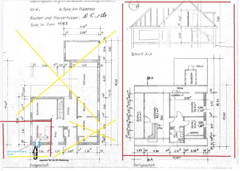 3,5 Zimmer Wohnung in Syke zu vermieten, frisch renoviert zimmer