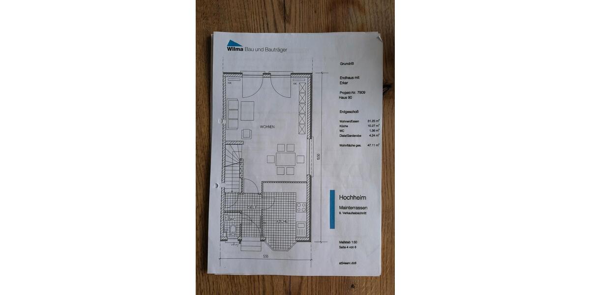 Reihenhaus Hochheim am Main - 5 Zimmer, 122 m&sup2;, 650.000&euro; | Angebot:25882434