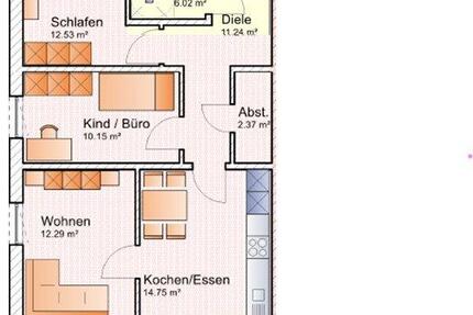 Wohnung Bergheim - 2 Zimmer, 70 m&sup2;, 950&euro; | Angebot:26396915