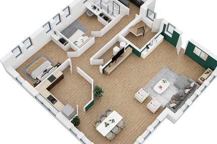 Wohnung Butjadingen Tossens - 5 Zimmer, 140 m&sup2;, 920&euro; | Angebot:26368722
