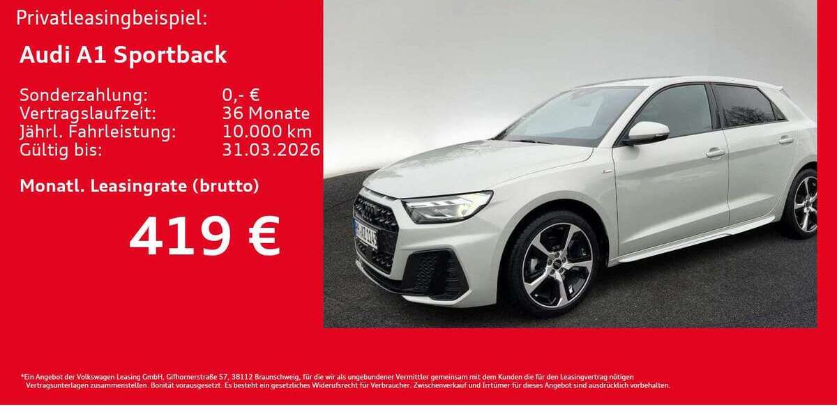 Audi A1 1.150 km 32.913 &euro; Hamburg 22529
