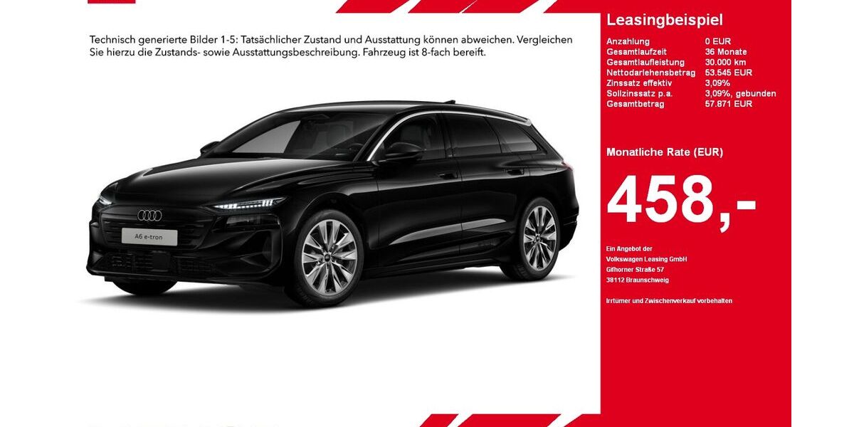 Audi A6 e-tron 9.467 km 53.545 &euro; Gütersloh 33334