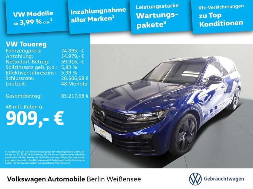 VW Touareg 19.731 km 74.895 € Berlin 13088