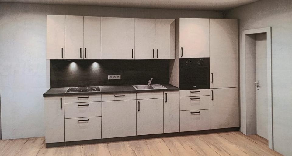 Neubau: 1-Zimmer Apartment mit Küche + Stellplatz 1 zimmer