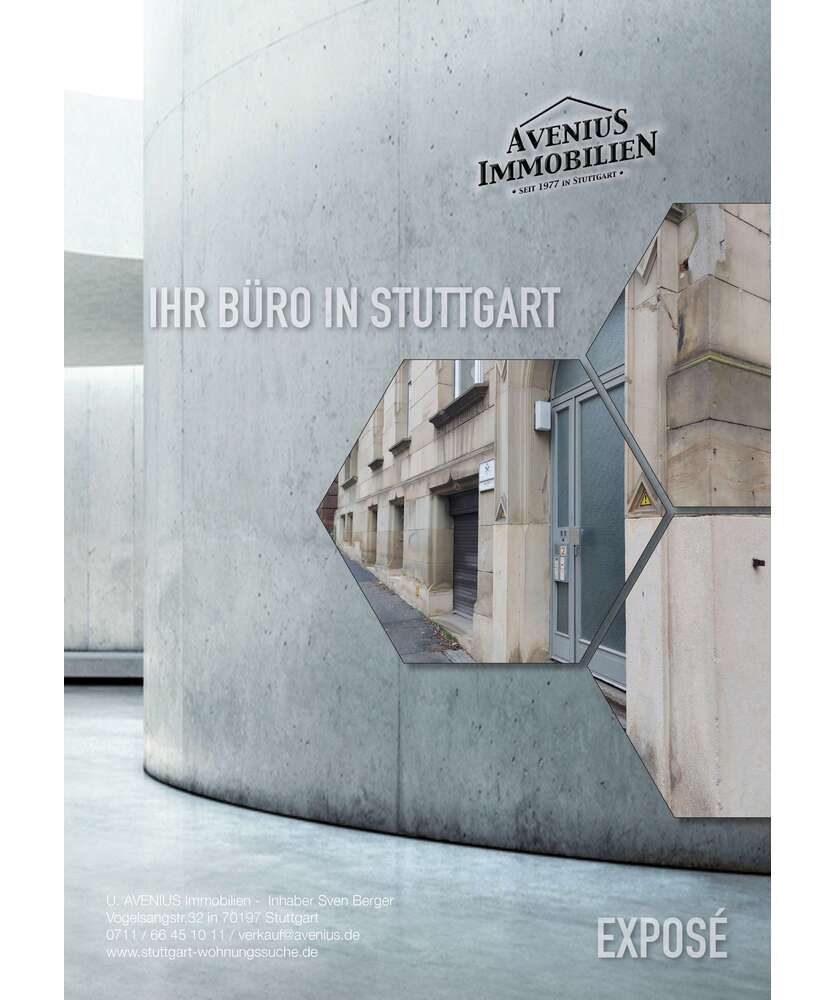 Büro in Stuttgart 1.600 € 159.95 m²