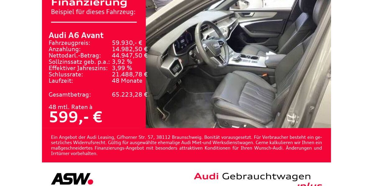 Audi A6 16.400 km 59.930 € Heilbronn 74074