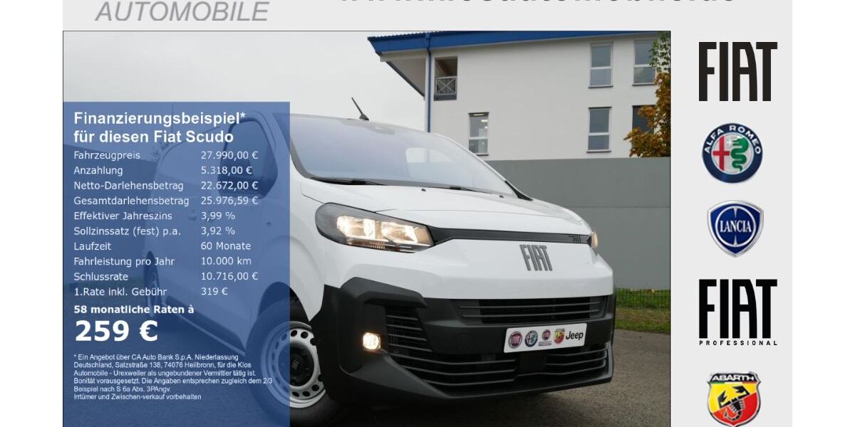 Fiat Scudo 15.900 km 27.990 &euro; Marpingen 66646