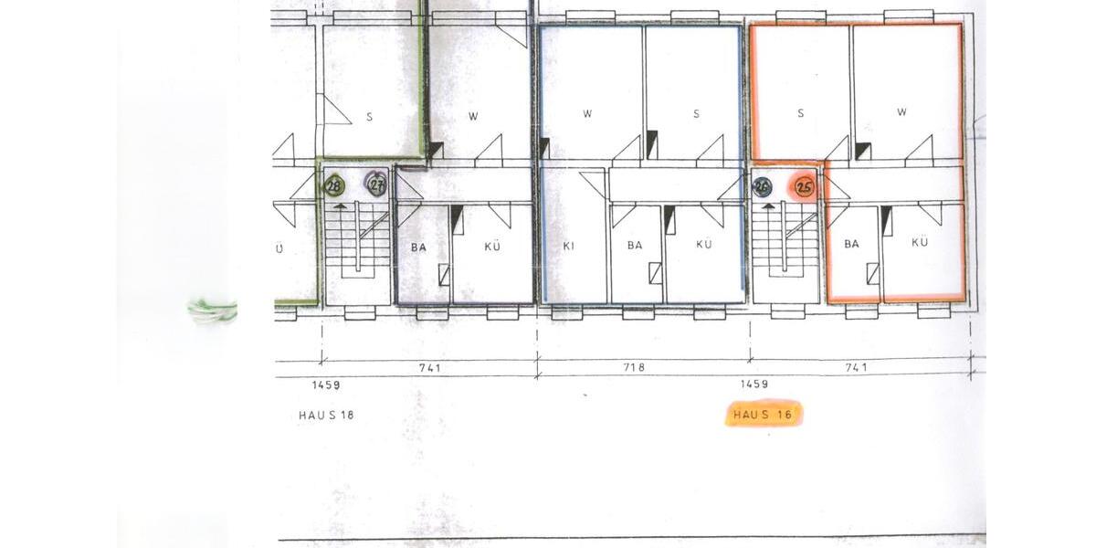 Etagenwohnung Riesa Neuweida - 2 Zimmer, 51 m&sup2;, 65.000&euro; | Angebot:26248612