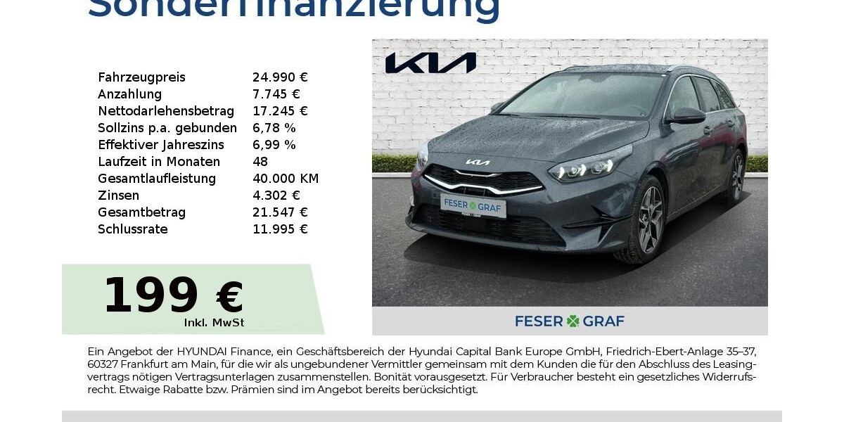 Kia ceed Sportswagon 7.020 km 24.990 &euro; Roth 91154