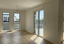 alle unter einem Dach: 4 Zimmer-NeubauWohnung mit 2 Bädern und Dachterrasse