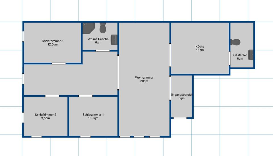 Erdgeschoßwohnung Büdingen - 4 Zimmer, 115 m&sup2;, 1.250&euro; | Angebot:26366717