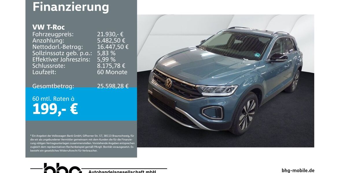 VW T-Roc 23.486 km 21.930 &euro; Reutlingen 72770
