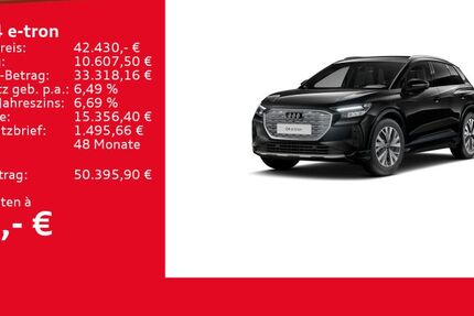Audi Q4 e-tron 4.269 km 42.430 &euro; Ulm 89073