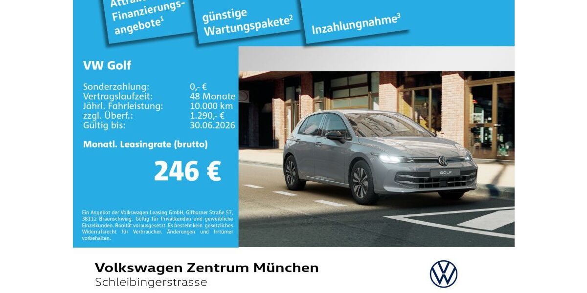 VW Golf 12.500 km 25.980 &euro; München 81669