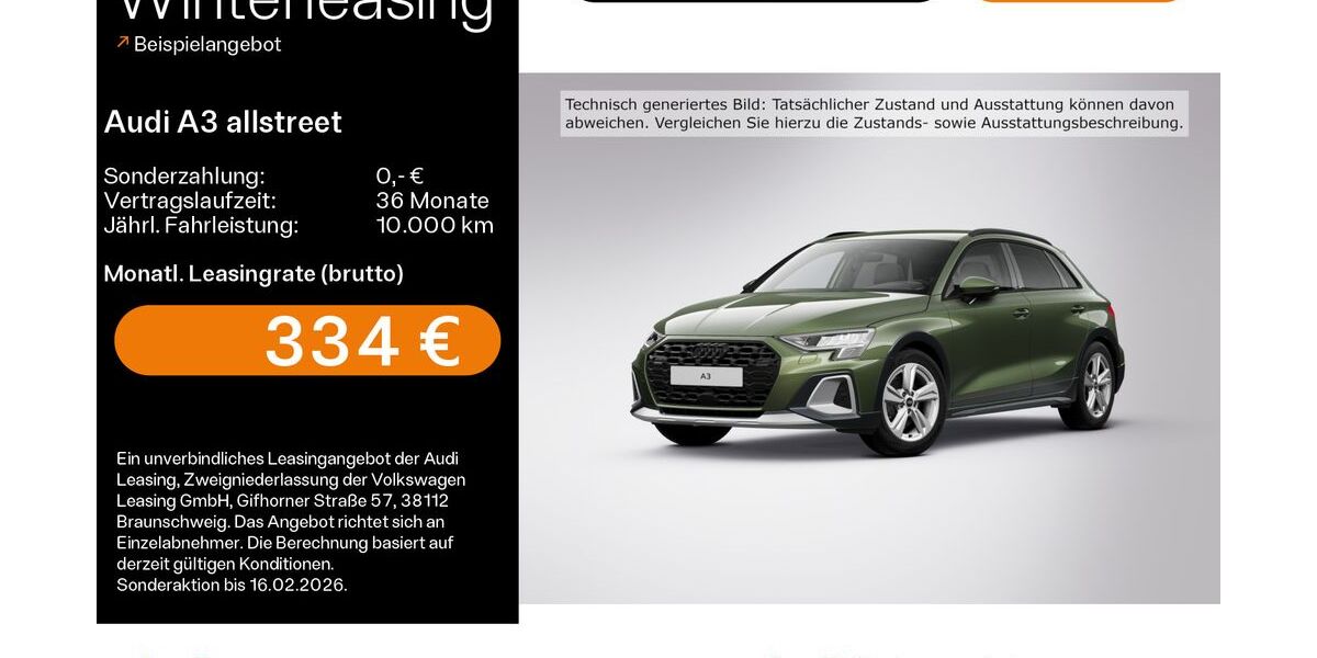 Audi A3 14.255 km 33.890 &euro; Hofheim 65719