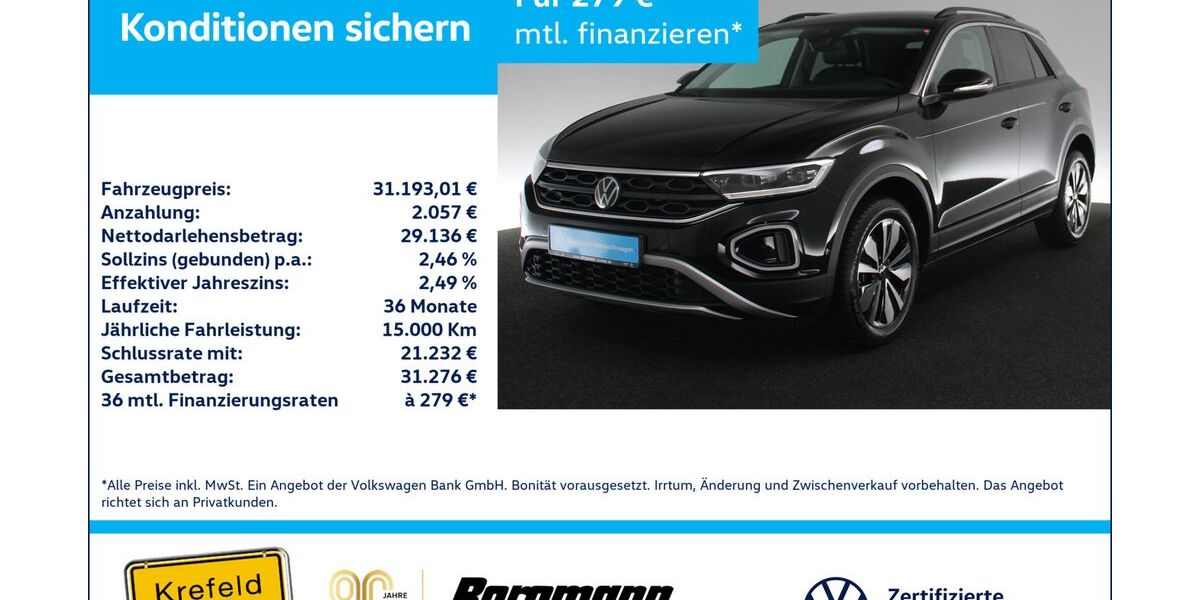 VW T-Roc 25.374 km 31.193 &euro; Krefeld 47803