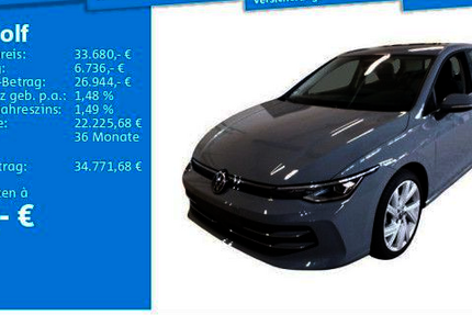 VW Golf 10.103 km 33.680 &euro; Hanau 63452