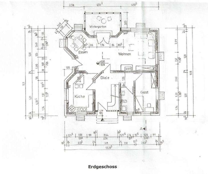 Freistehendes Einfamilienhaus im Landhausstil Massivbau