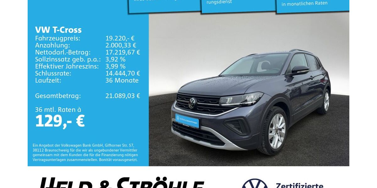 VW T-Cross 18.623 km 18.420 &euro; Neu-Ulm 89231