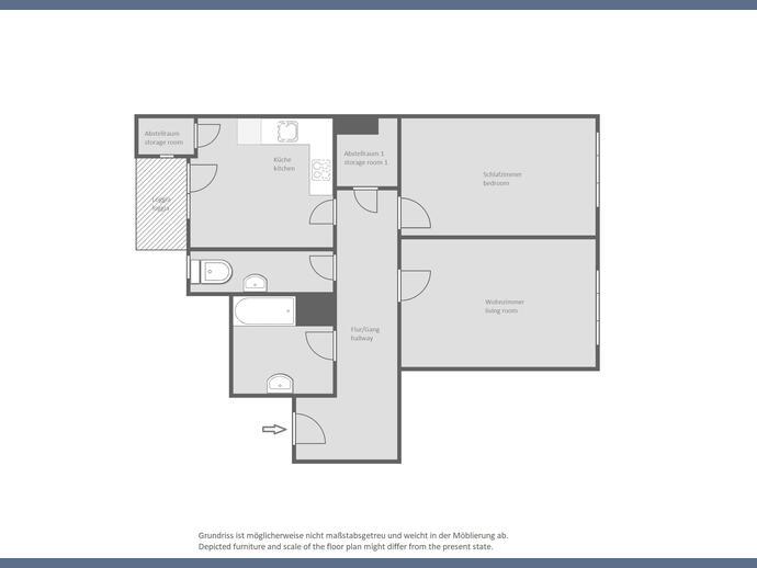 Wohnen auf Zeit München Au-Haidhausen - 2 Zimmer, 79 m&sup2;, 2.400&euro; | Angebot:26673945