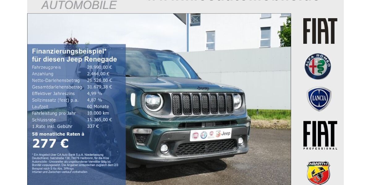 Jeep Renegade 9.500 km 28.990 &euro; Marpingen 66646