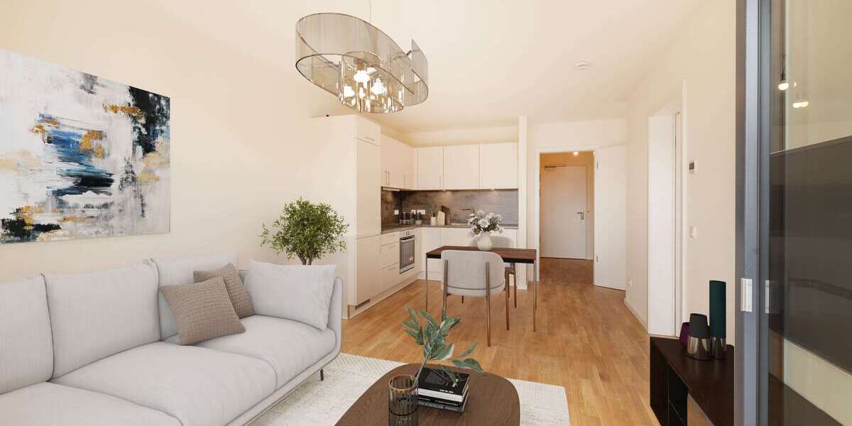 Wohnung zum Mieten in Rostock 700,59 € 56.1 m² 2 zimmer