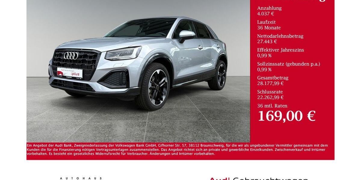 Audi Q2 3.689 km 31.480 &euro; Pronsfeld 54597