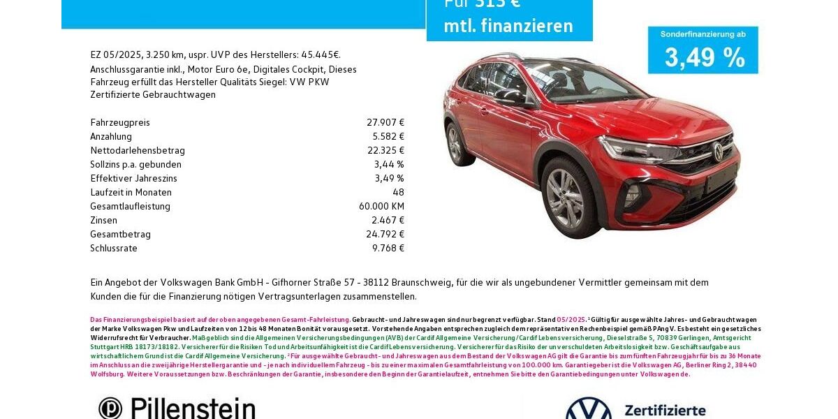 VW Taigo 3.550 km 27.907 &euro; Fürth 90762