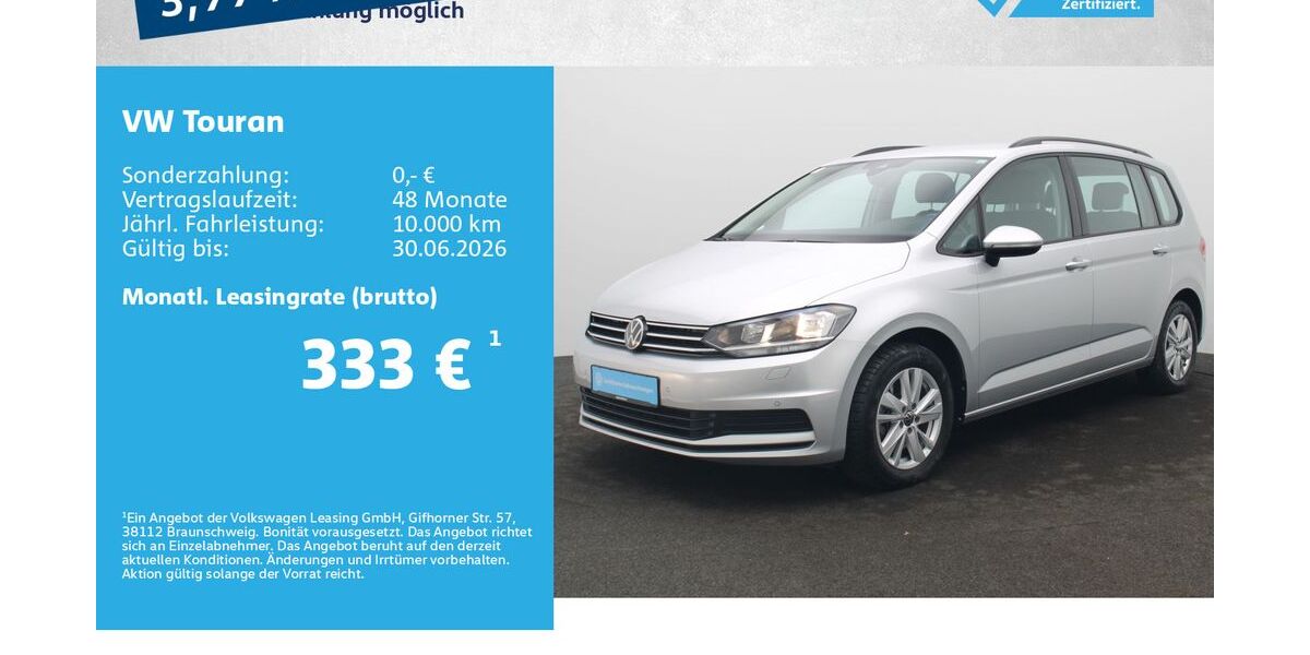 VW Touran 21.000 km 29.990 &euro; Würzburg 97076