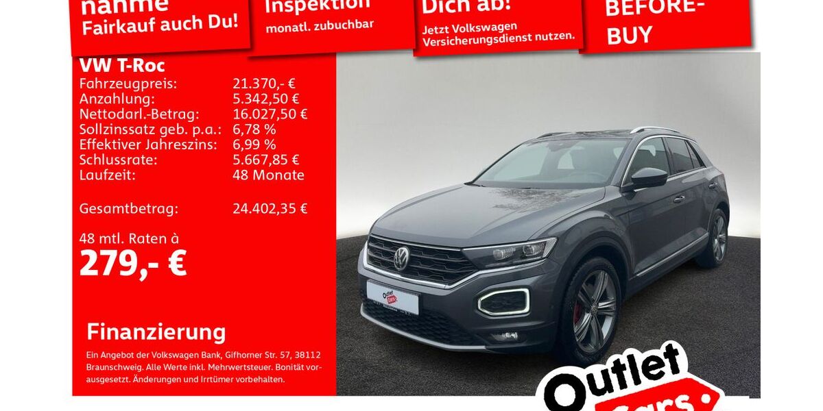 VW T-Roc 57.708 km 21.370 &euro; Senden 89250