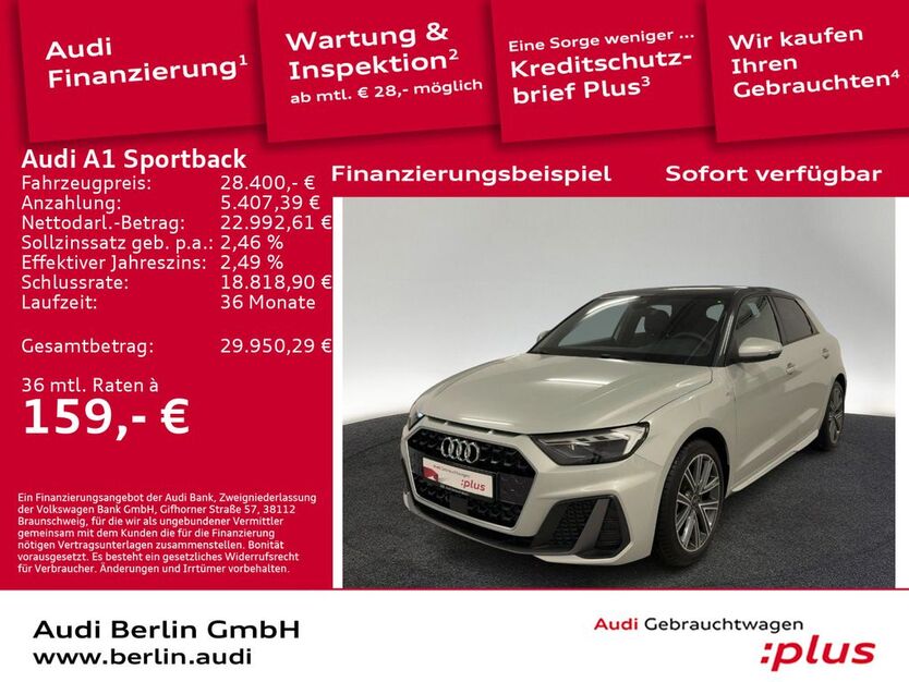 Audi A1 2.700 km 28.400 € Berlin 12489