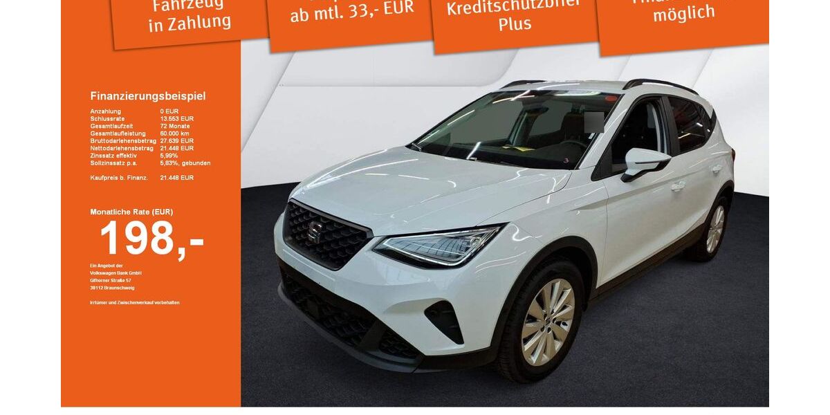 Seat Arona 13.460 km 21.448 &euro; Kempten 87437