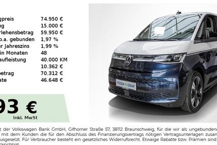 VW T7 Multivan 5.000 km 74.950 &euro; Dessau-Roßlau 06842