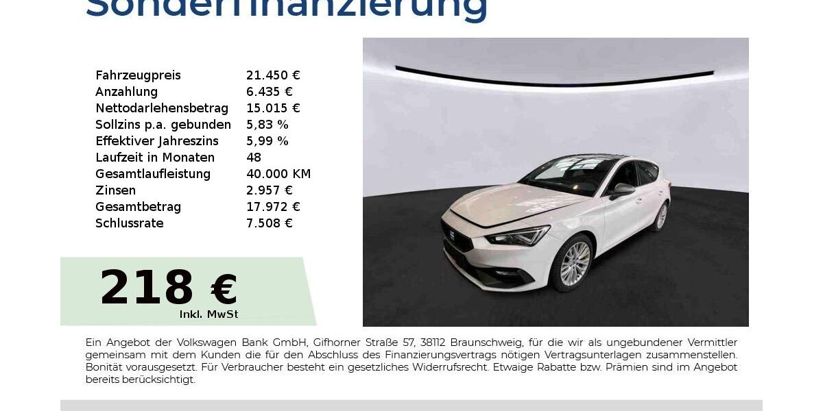 Seat Leon 76.350 km 21.450 &euro; Nürnberg 90431