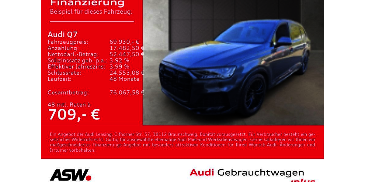 Audi Q7 76.600 km 69.930 &euro; Heilbronn 74074
