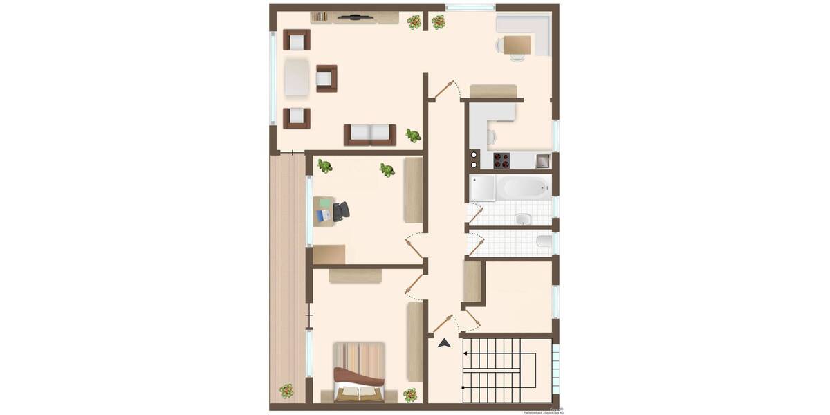 Etagenwohnung Denkendorf - 3 Zimmer, 103 m&sup2;, 950&euro; | Angebot:25701137